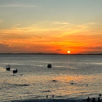 Photo taken at Praia do Porto da Barra by Omar P. on 4/28/2023