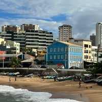 Photo taken at Praia do Rio Vermelho by Omar P. on 4/23/2023