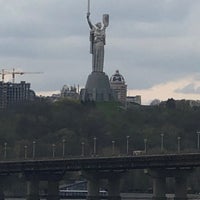 Photo taken at Дарницький автомобільний міст (Міст Кірпи) by Göktuğ 5. on 4/23/2021