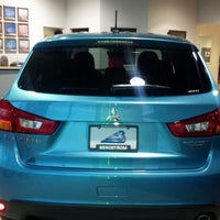 Photo taken at Bergstrom Victory Lane Imports (Hyundai, Mazda, Mitsubishi &amp; Nissan) by Lou V. on 12/11/2012