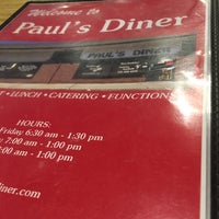 Photo taken at Paul&amp;#39;s Diner by Dan C. on 10/11/2018