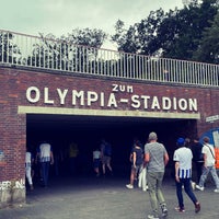 Photo taken at U Olympia-Stadion by Marc G. on 8/27/2022