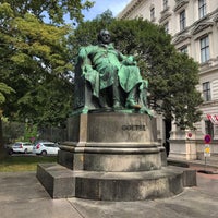Photo taken at Goethe-Denkmal by Marc G. on 8/31/2018