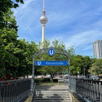 Photo taken at U Klosterstraße by Marc G. on 5/16/2022