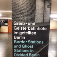 Photo taken at Border Stations and Ghost Stations in Divided Berlin by Marc G. on 10/29/2013