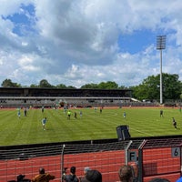 Photo taken at Mommsenstadion by Marc G. on 5/21/2022
