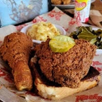 Photo taken at Rocky&amp;#39;s Hot Chicken Shack by Robert M. on 4/28/2022