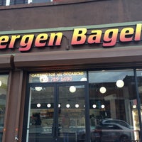 Photo taken at Bergen Bagels by Stephen T. on 4/16/2013