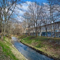 Photo taken at Park podél Botiče by Radek Z. on 3/3/2024