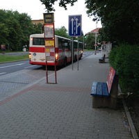 Photo taken at Bělocerkevská (bus) by Radek Z. on 6/8/2013