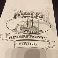 Photo taken at Rusty&amp;#39;s Riverfront Grill by Renate N. on 5/3/2017