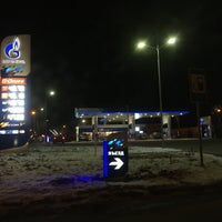 Photo taken at Газпромнефть АЗС № 31 by Aleksandr on 12/1/2018
