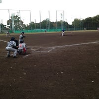 Photo taken at 松ノ木運動場 野球場 by Lightnin H. on 11/11/2012