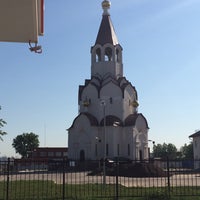 Photo taken at строящаяся церковь by Irina B. on 6/2/2014