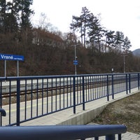 Photo taken at Železniční stanice Vrané nad Vltavou by Pavla on 4/2/2018