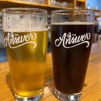 Photo taken at The Answer Brewpub by Lisa H. on 9/3/2023