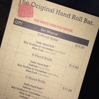 Photo taken at KazuNori: The Original Hand Roll Bar by Romy S. on 12/6/2014