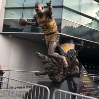 Photo taken at Earvin &amp;quot;Magic&amp;quot; Johnson Statue by Natalie U. on 4/7/2018