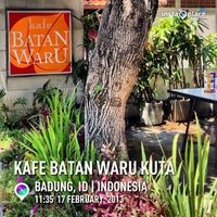 Photo taken at Kafe Batan Waru Kuta by HR on 2/17/2013