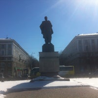 Photo taken at Памятник генералу Черняховскому by Rodmer on 3/29/2013