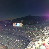 Photo taken at Camp Nou by Андрей Л. on 5/1/2013