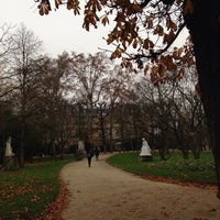 Photo taken at jardines de  luxemburho by Madeleine Z. on 12/1/2014