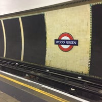 Photo taken at Wood Green London Underground Station by Rogue O. on 1/15/2017