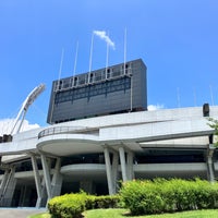 Photo taken at EGAO Kenko Stadium by ツッ ツ. on 7/16/2023