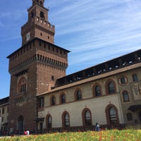 Photo taken at Sforza Castle by Claudio M. on 5/3/2016