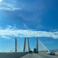 Photo taken at Goethals Bridge by Irma M. on 8/11/2022