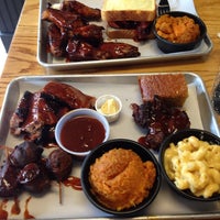 Photo taken at Bear&amp;#39;s Smokehouse Barbecue by Patrick T. on 8/2/2014