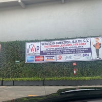 Photo taken at Gasolinera Cuemanco by Christopher d. on 7/20/2019