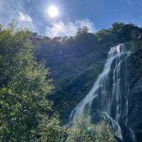 Photo taken at Powerscourt Waterfall by Luc D. on 7/28/2023