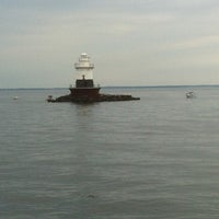 Photo taken at Old Orchard Shoal Lighthouse by Phillip C. on 8/19/2012
