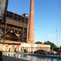 Photo taken at Cotton Mill Lofts Pool by Prince N. on 9/7/2012