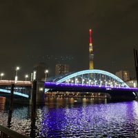 Photo taken at 駒形橋 by Tai S. on 3/11/2022
