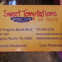 Photo taken at Sweet Temptations Dessert Cafe by Rhonda M. on 2/5/2013