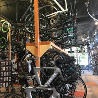Photo taken at Landry&amp;#39;s Bicycles by Lina on 8/24/2017