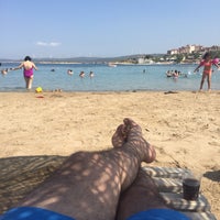Photo taken at Akkum Plajı by Fatih S. on 8/21/2017
