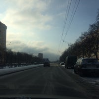 Photo taken at Светлановский проспект by Эдик Д. on 2/19/2018