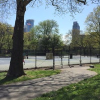 Photo taken at Fort Greene Park Tennis Courts by Sandesh T. on 5/2/2015