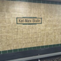 Photo taken at U Karl-Marx-Straße by Fab A. on 5/14/2018