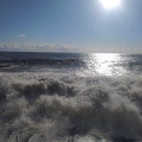 Photo taken at Пляж «Чайка» by FELICE on 9/3/2021