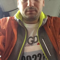 Photo taken at Beogradski maraton by Marko K. on 4/18/2015