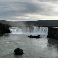 Photo taken at Goðafoss by Taner C. on 8/30/2023