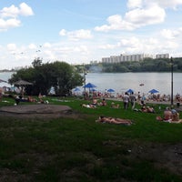 Photo taken at Пляж «Борисовские пруды» by Станислав #. on 8/5/2018