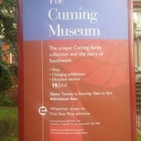 Photo taken at The Cuming Museum by Colin m. on 11/23/2012