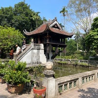 Photo taken at Chùa Một Cột (One Pillar Pagoda) by Richard B. on 10/19/2023