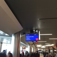 Photo taken at Gate T4 by Tom P. on 11/15/2017