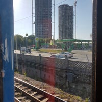 Photo taken at Русанівський метроміст by Kseniya_Esya B. on 8/5/2017